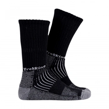 Uyguna-Yakala Termal Çorap - Trekking - Thermoform - Siyah