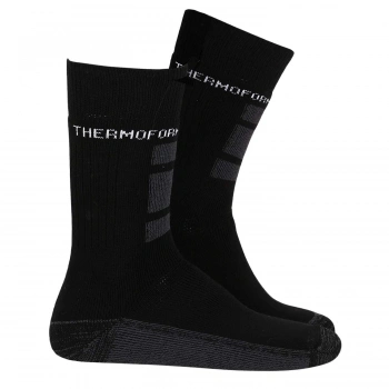 Uyguna-Yakala Termal Çorap - Worker - Thermoform - Siyah