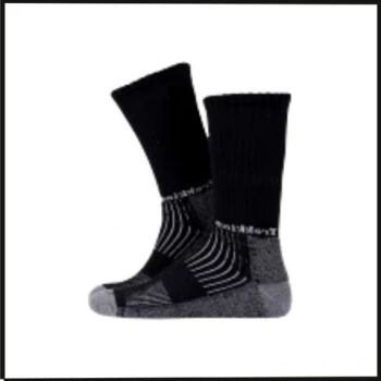 Uyguna-Yakala Siyah Trekking-Termal Çorap-S33-S