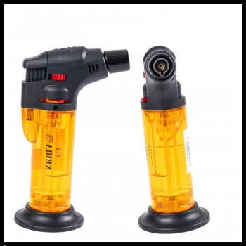 Uyguna-Yakala Turuncu Metal Başlıklı Doldurulabilir Pürmüz Çakmak-YKT.214