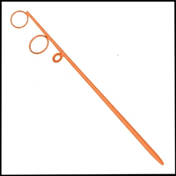 Uyguna-Yakala Turuncu Olta Kamış Ayağı - Paslanmaz Çelik -MAL.457