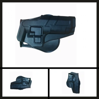 Uyguna-Yakala Cz 75, Sarsılmaz Mega Kilitli Tabanca Kılıfı Siyah-VAK.279