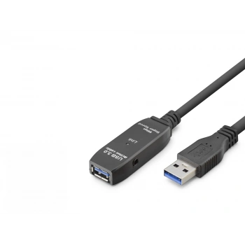 Uyguna-Yakala Usb 3.0 Active Repeater Uzatma Kablosu 5 M Siyah HDX7561