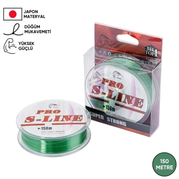 Uyguna-Yakala Yeşil Olta Misinası - Japon Materyal - 150 Metre - Pro S-Line - 0,16mm