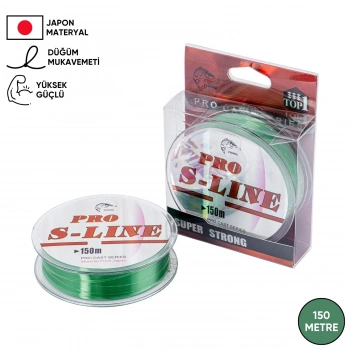 Uyguna-Yakala Yeşil Olta Misinası - Japon Materyal - 150 Metre - Pro S-Line - 0,50mm