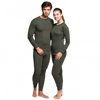 Uyguna-Yakala Yetişkin Termal İçlik - Thermoform - Active Ribana - Haki