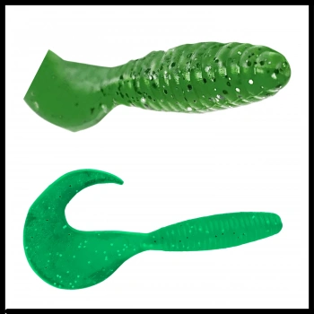 Uyguna-Yakala Yumy 6 cm Yeşil Silikon Kurt