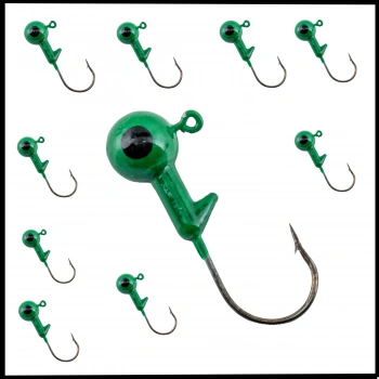 Uyguna-Yakala 21 Gr - Yeşil -Kurşunlu  Olta İğnesi Zoka -10 Adet ALA.299