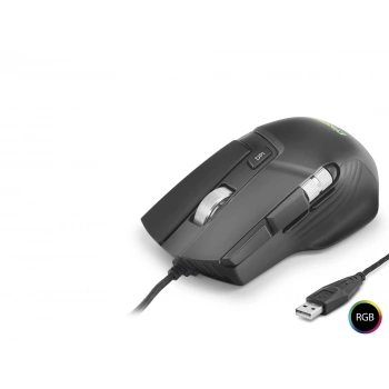X13 Mouse 12400 Dpi 10 Tuş Makro 1000 Hz Rgb - Siyah