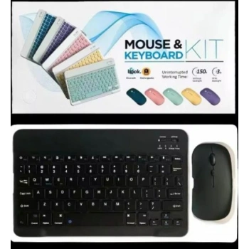 ZR20Km Siyah Kablosuz Klavye Mouse Set