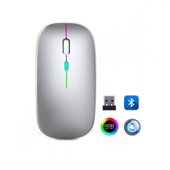 ZR215 Cba100 Rgb Gümüş Şarjlı Mouse