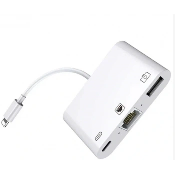 ZR461 Nk107 Lightning Çoklu Ethernet Adaptör
