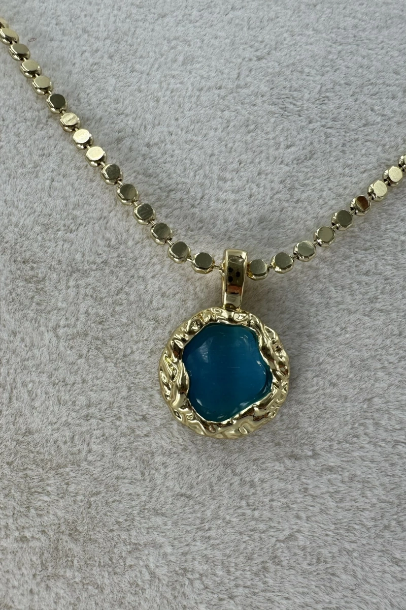 SOLI ÇELİK ŞANS KOLYE