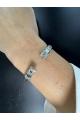 SOLI SILVER TAŞ DETAYLI KELEPÇE