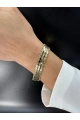 SOLI HASIR DESEN GOLD BİLEKLİK