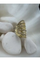 SOLI TAŞLI GOLD KIKIRDAK KÜPE