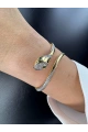 SOLI BVLGARI MODEL GOLD YILAN KELEPÇE