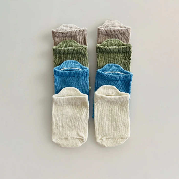 Kukita 4lü Nature Kaydırmaz Tabanlı Çorap Kuki16