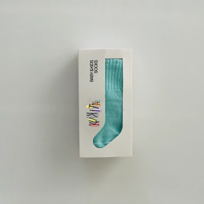 Kukita Bebek Çocuk Tekli Patik Kaydırmaz Tabanlı Çorap Kuki21