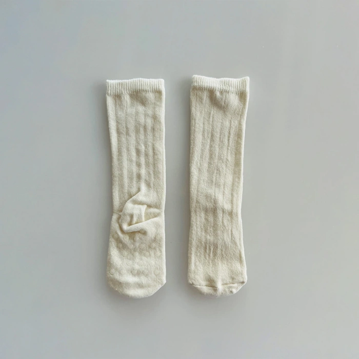 Kukita Bebek Çocuk Tekli Dizaltı Kaydırmaz Tabanlı Çorap Kuki19