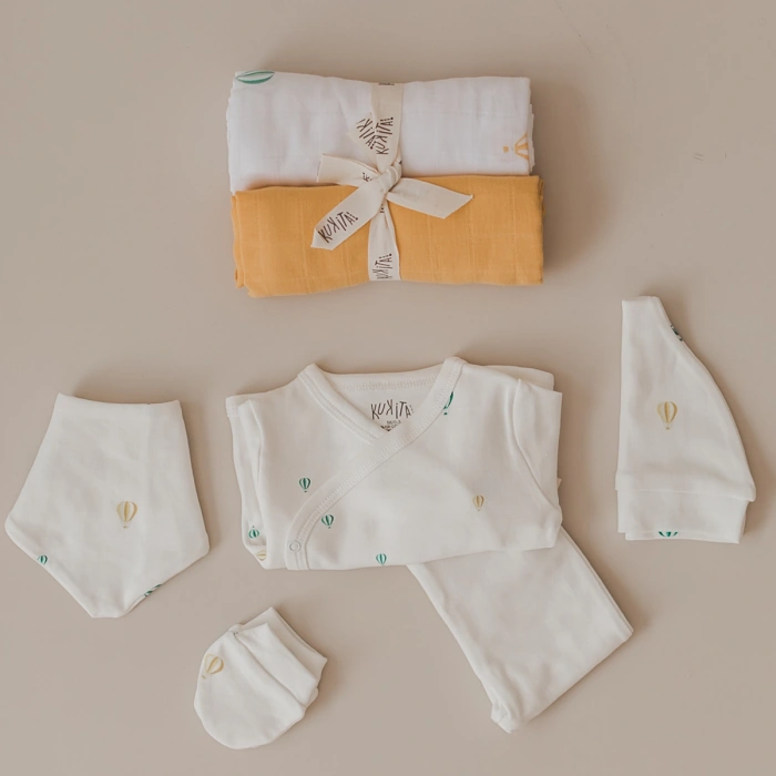 5li Hastane Çıkışı & 2li Müslin Set