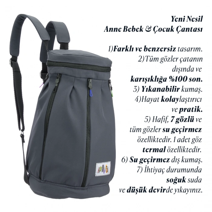 Kukita Anne Bebek & Çocuk Çantası