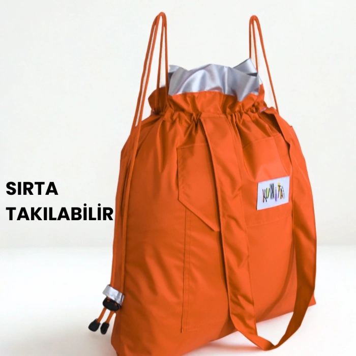 Kukita Su Geçirmez ,Islak, Kuru, Mayo, Kirli Temiz Kıyafet ve Bez, Plaj, Kırtasiye Bebek ve Çocuk Çantası Çok Amaçlı Çanta Mega Boy 52cm X 47cm