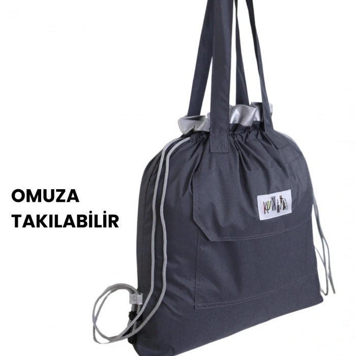 Kukita Su Geçirmez ,Islak, Kuru, Mayo, Kirli Temiz Kıyafet ve Bez, Plaj, Kırtasiye Bebek ve Çocuk Çantası Çok Amaçlı Çanta Mega Boy 52cm X 47cm