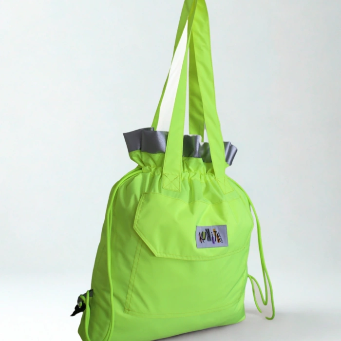 Kukita Su Geçirmez ,Islak, Kuru, Mayo, Kirli Temiz Kıyafet ve Bez, Plaj, Kırtasiye Bebek ve Çocuk Çantası Çok Amaçlı Çanta Mega Boy 52cm X 47cm