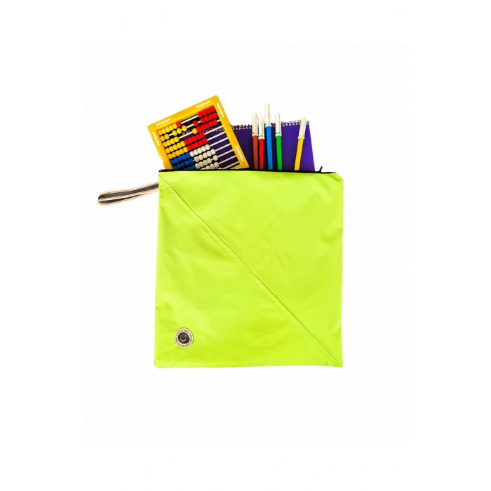 Kukita Su Geçirmez ,Islak, Kuru, Mayo, Kirli Temiz Kıyafet ve Bez, Kırtasiye Bebek ve Çocuk Çantası Çok Amaçlı Çanta 35cmx35cm