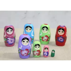 4lü Ahşap Matruşka