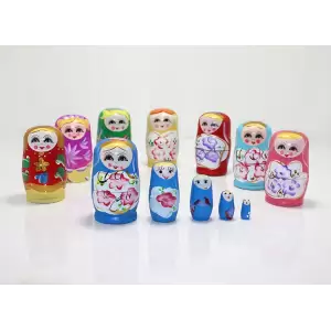 5li Ahşap Matruşka