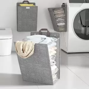 Katlanabilir Asılabilir Kirli Çamaşır Sepeti