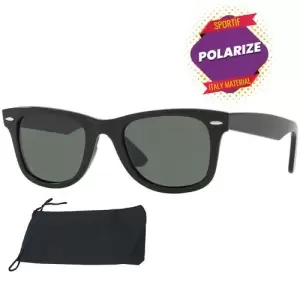 Kemik Polarized Siyah Erkek Güneş Gözlüğü