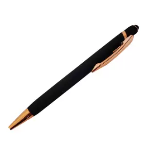 Siyah Tükenmez Rubber Kalem Touchpen
