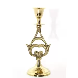Tekli Pirinç Şamdan Model 6