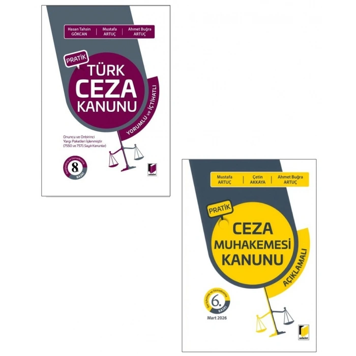 Pratik Türk Ceza Kanunu + Pratik Türk Ceza Muhakemesi Kanunu Kampanya Seti Kargo Bedava