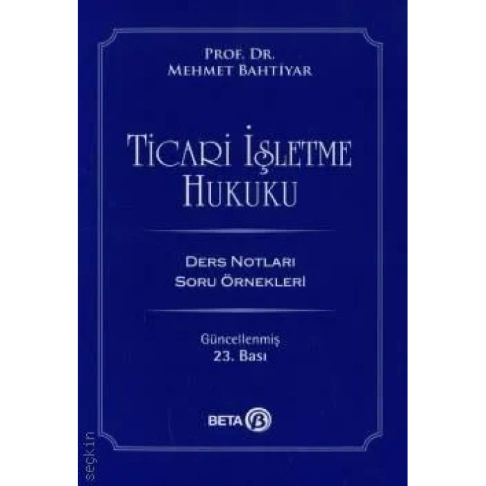 Ticari İşletme Hukuku