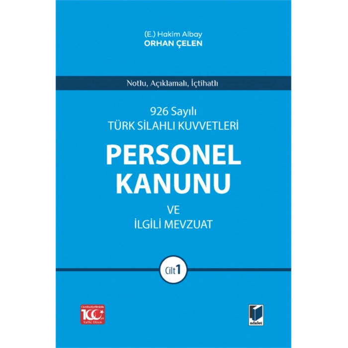 926 Sayılı Türk Silahlı Kuvvetleri Personel Kanunu ve İlgili Mevzuat (2 Cilt)