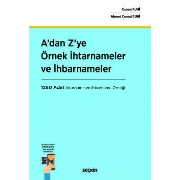 Adan Zye Örnekİhtarnameler ve İhbarnameler 1250 Adet İhtarname ve İhbarname Örneği