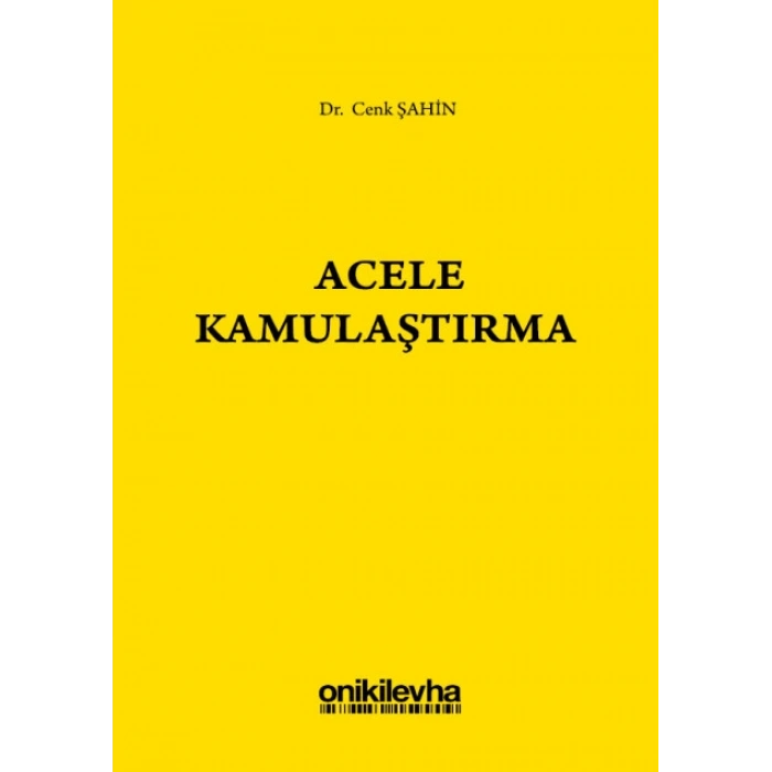 Acele Kamulaştırma