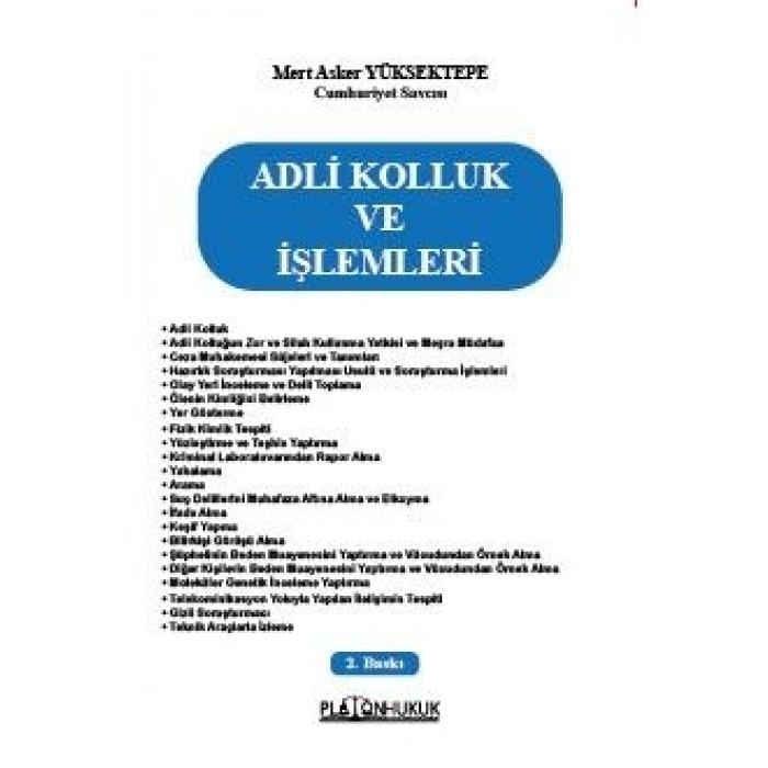 Adli Kolluk ve İşlemleri