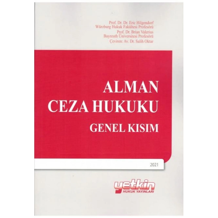 Alman Ceza Hukuku Genel Kısım