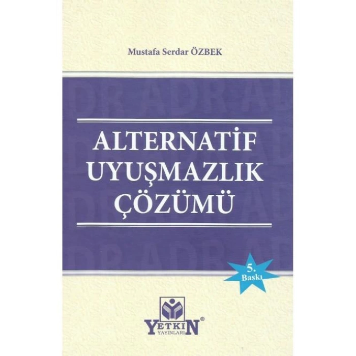 Alternatif Uyuşmazlık Çözümü