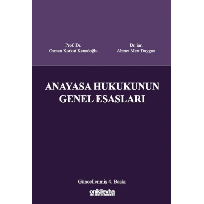 Anayasa Hukukunun Genel Esasları