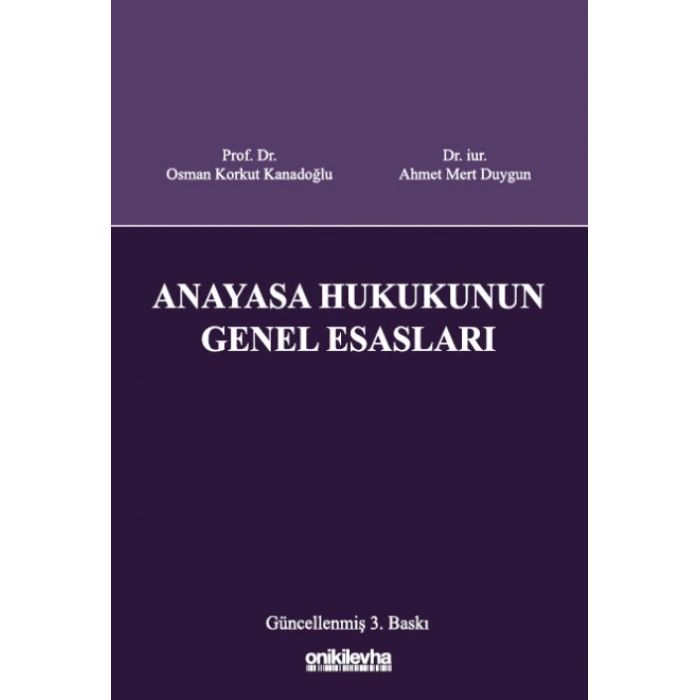 Anayasa Hukukunun Genel Esasları