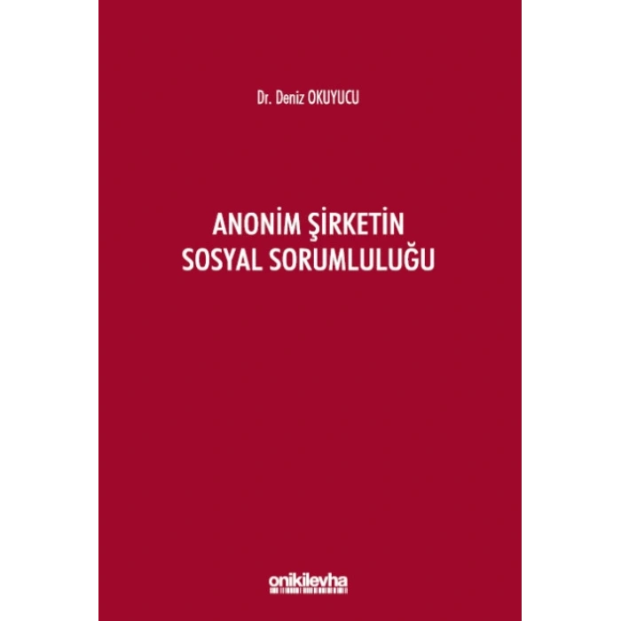 Anonim Şirketin Sosyal Sorumluluğu