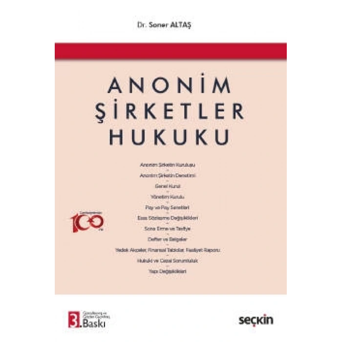 Anonim Şirketler Hukuku