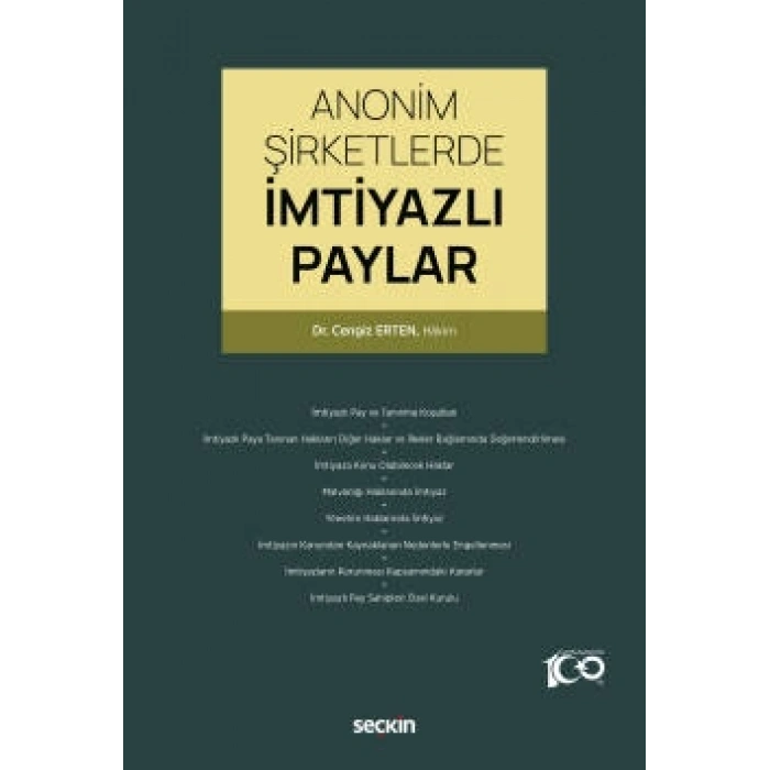 Anonim Şirketlerde İmtiyazlı Paylar