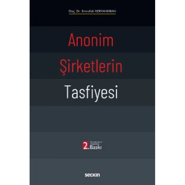 Anonim Şirketlerin Tasfiyesi